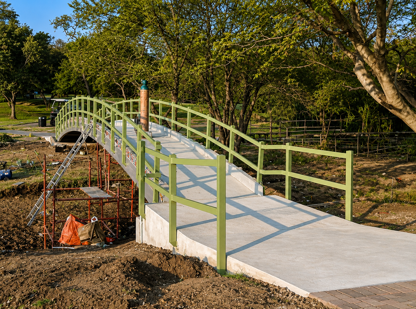 ACREBORN PROJECTS, RANDPARK GOLF CLUB BRIDGE HANDRAILS